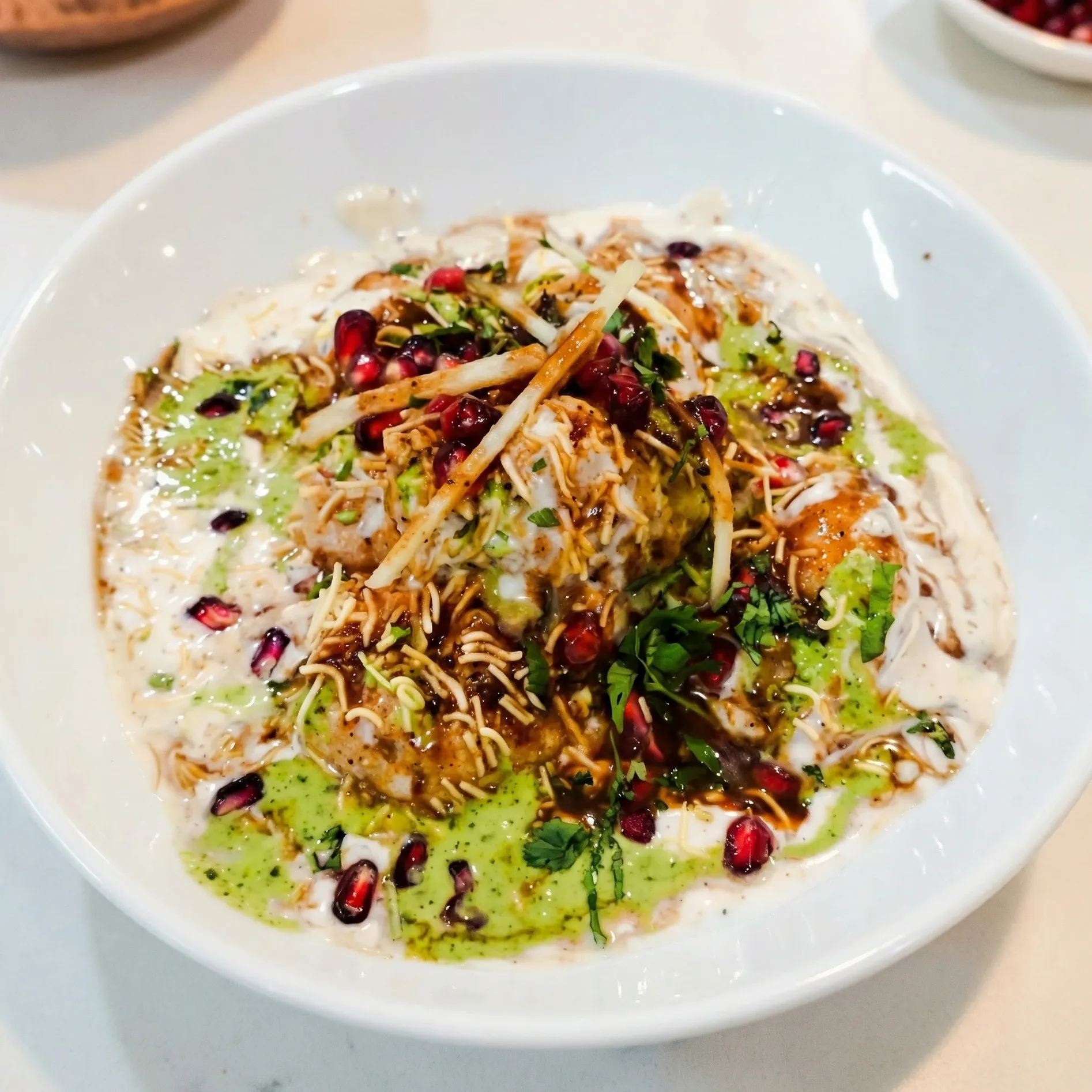 Traditional Pakistani dessert gulab jamun at Tarrka House Edmonton, AB
